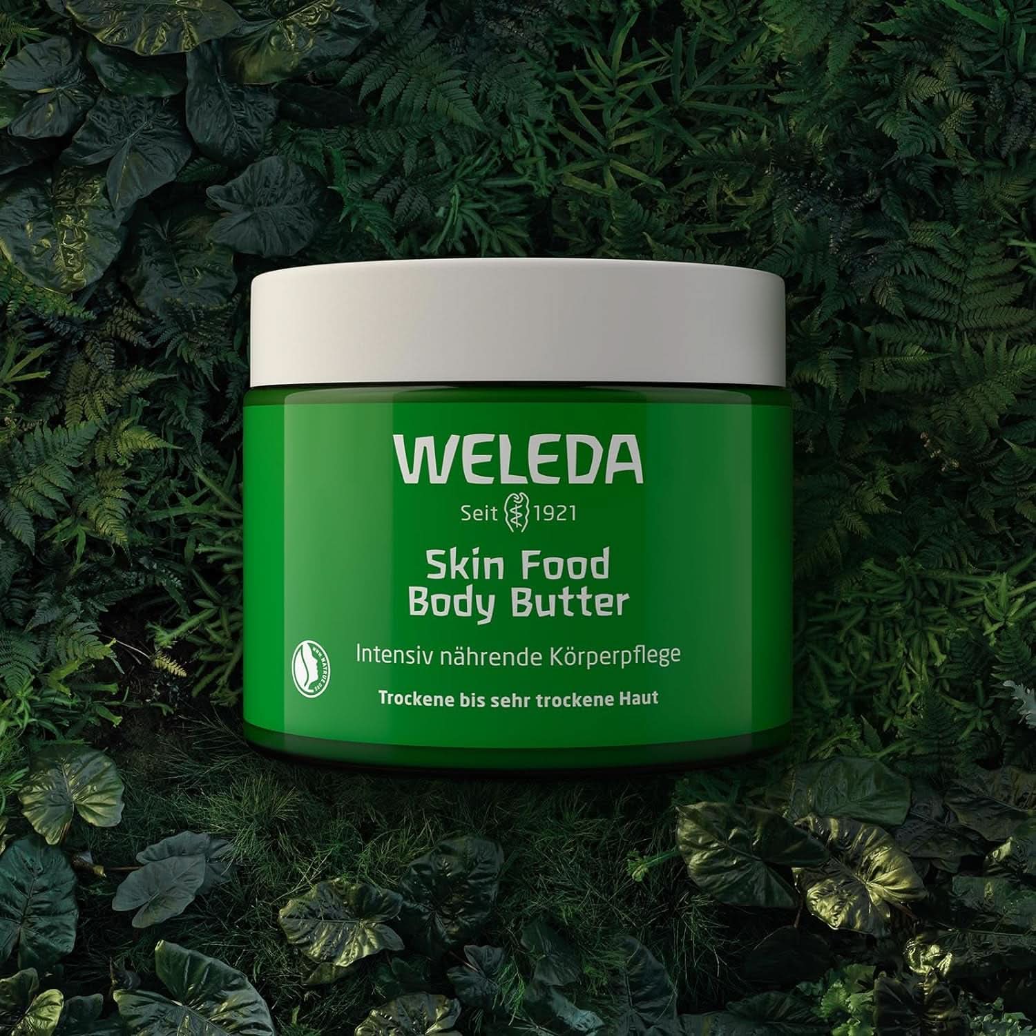 WELEDA Beurre Corporel Skin Food Bio, Crème de soin corps unisexe pour le soin des peaux sèches et rugueuses, 150 ml Douche et bain Naty Shop