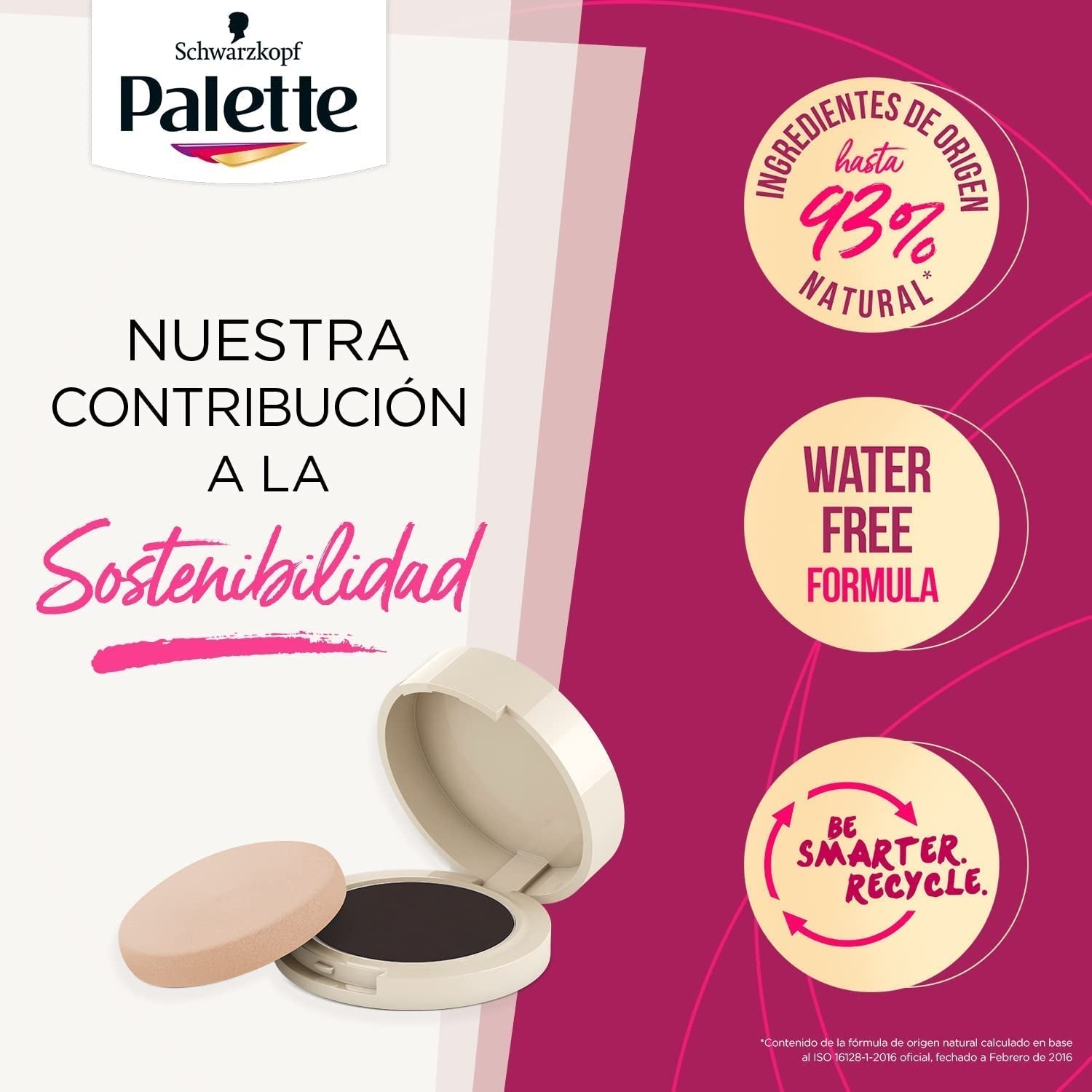 Palette Compact Root Retouch Retouch Root Powder, compacte, marron, 1 pièce Teinture pour cheveux Naty Shop