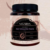 VEGAIROA - No Yellow Plex Mask - Masque neutralisant pour tons jaunes et oranges - Soin hydratant - Pigment violet - Produit capillaire professionnel vegan - Masque capillaire Naty Shop 1000 g