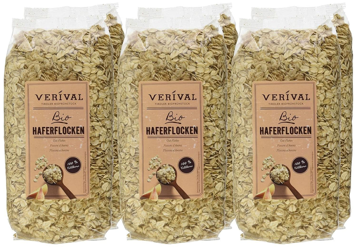 Gruau Verival - Bio, pack de 6 x 500 grammes Cereale Naty Shop