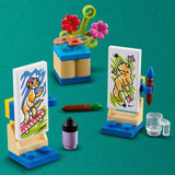 LEGO 41739 Friends La chambre de Liann, mini jouet à thème artistique, petit cadeau de collection avec mini poupées Liann, Autumn et Pet, séries 2023 Besuche den LEGO-Store