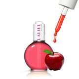 LALILL Nail Cuticle Oil 75Ml - Himbeere Nagelpflegeöl - Nagelöl Pflege Für Nägel Nagelhaut - SPA Maniküre Naildesign Hände - Vegan - Avec Pipette