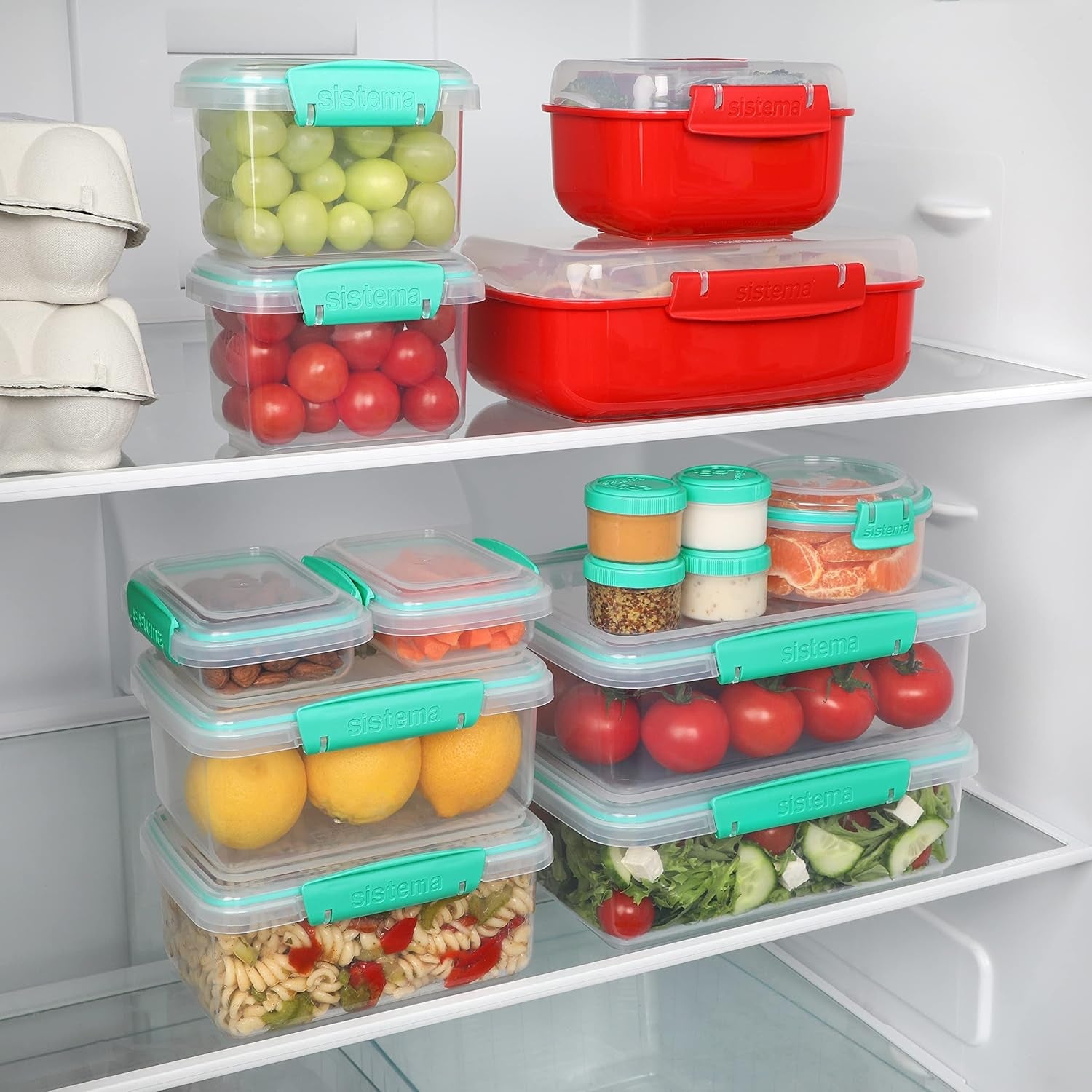 Conteneur de conservation KLIP IT system, pack de 6 boîtes de conservation alimentaire Naty Shop