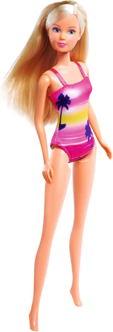 Simba Steffi Love Beach Assortiment de 2 façons Un seul article sera expédié Maillot de bain Poupée de jeu 29 cm à partir de 3 ans