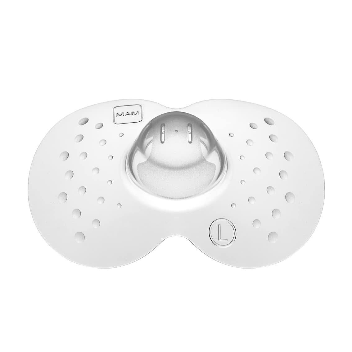 MAM Stillhütchen Größe L (Ø 23 Mm) Im 2Er-Set, Extra Weiche Brusthütchen Zum Schutz Beim Stillen, Brustwarzenschutz Für Maximalen Hautkontakt Zwischen Mutter Und Kind Accessories Alimentation et allaitement Bebe Naty Shop