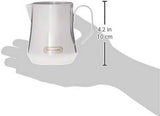 De'Longhi Milk Pitcher DLSC060, pot à lait pour mousser manuellement, poignée ergonomique, capacité 350 ml, acier inoxydable