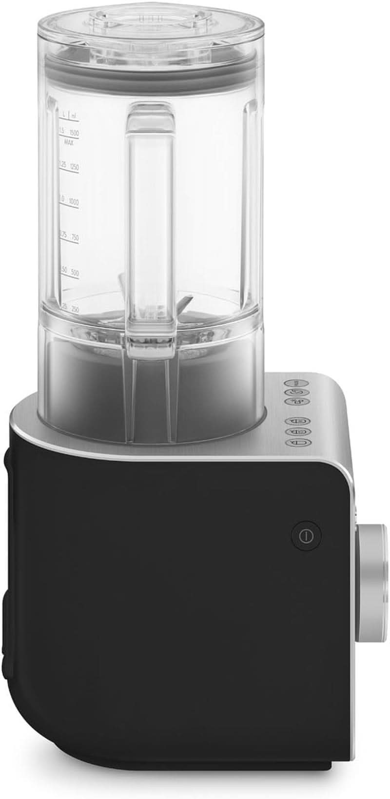 SMEG, Hochleistungsmixer BLC01BLMEU, 5 programmes prédéfinis, 9 vitesses manuelles, fonction pause et impulsion, Kunststoffgehäuse, base Rutschfeste, 1400 W, Schwarz Kitchen Naty Shop