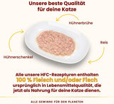 Almo Nature HFC Nourriture humide naturelle pour chat - cuisses de poulet, paquet de 24 (24 x 70g)