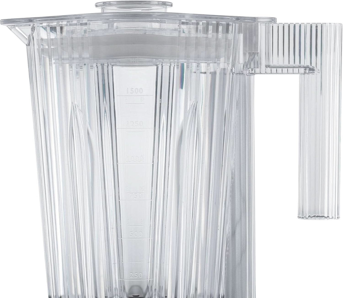 Alessi Plissé MDL09 W - Mixeur avec carafe graduée, résine thermoplastique, Cuisine Naty Shop