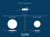 CreaTable, 23588, Série MANDALA GOLD - Noir, Service de table 12 pièces, Service d'assiettes en porcelaine, Passe au lave-vaisselle et au micro-ondes, Fabrication de qualité