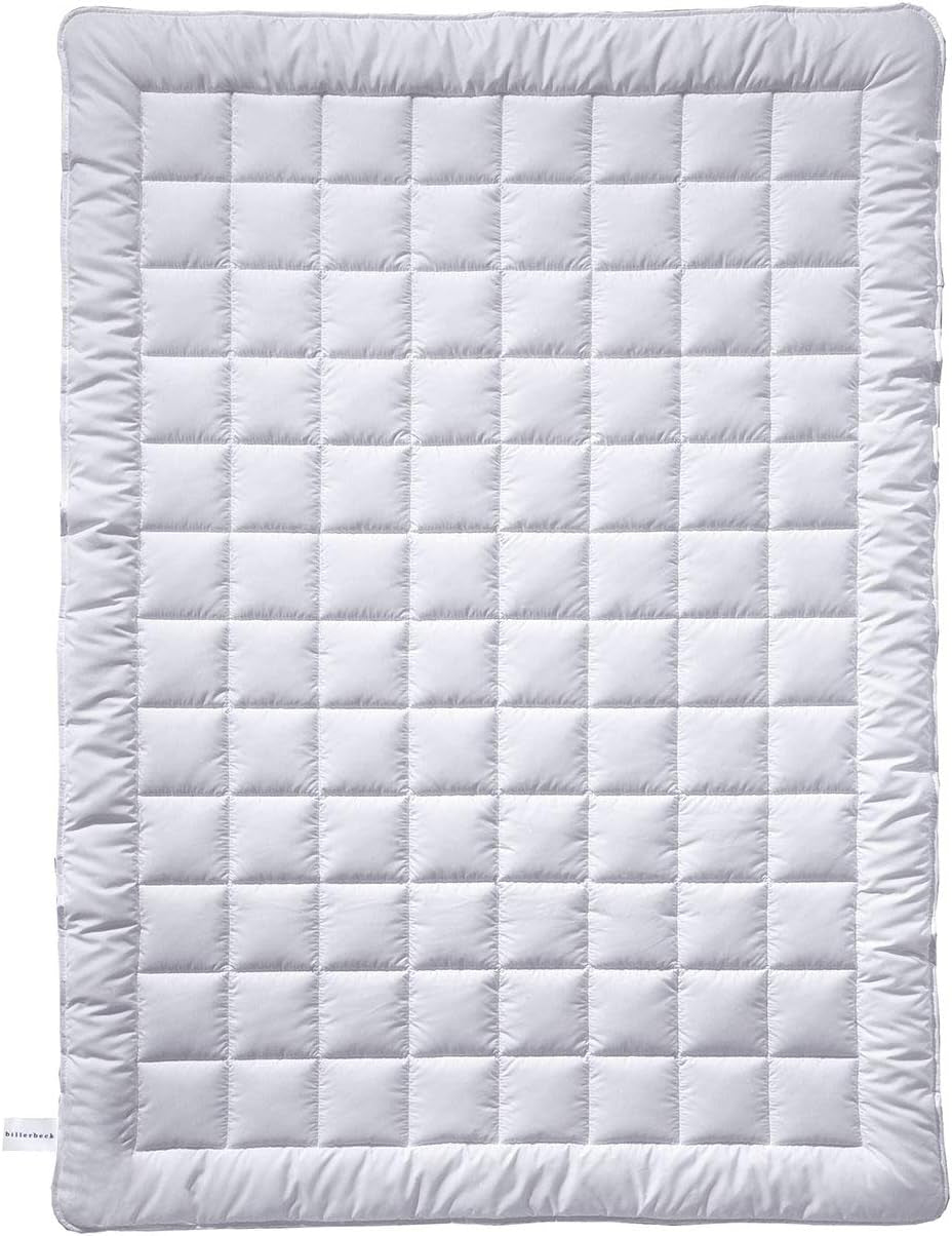 Billerbeck Vanessa Superlight couette - couette d'été - 155 X 220 Cm - couette en coton, couette rafraîchissante, couette d'été légère - 100% coton, blanc Couettes et couettes Naty Shop 135X200 Cm Lumière d'été