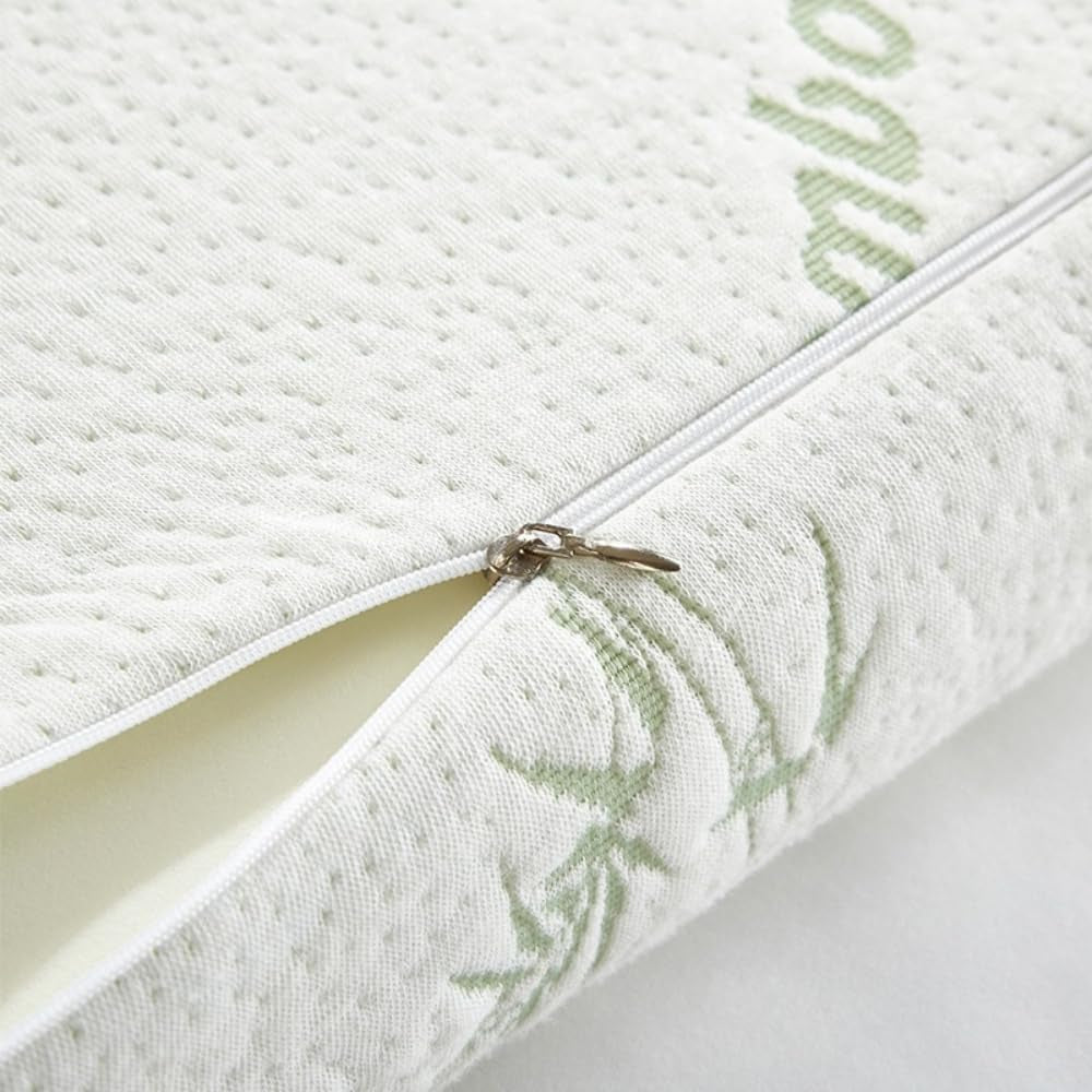 Oreiller orthopédique de soutien du cou en mousse à mémoire de forme - Oreiller ergonomique, oreiller anti-ronflement pour dormeurs sur le côté, sur le ventre et sur le dos, Pilow, 60 cm x 40 cm x 12 cm Oreillers orthopédiques cervicaux Naty Shop