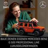 LEGO Technic Mercedes-Benz G 500 Professional Line, kit de construction de modèle de voiture de classe G, cadeau pour adulte, ensemble de véhicule tout-terrain de luxe, Mercedes à collectionner, voiture jouet 42177, ensembles de construction Besuche an LEGO-Store