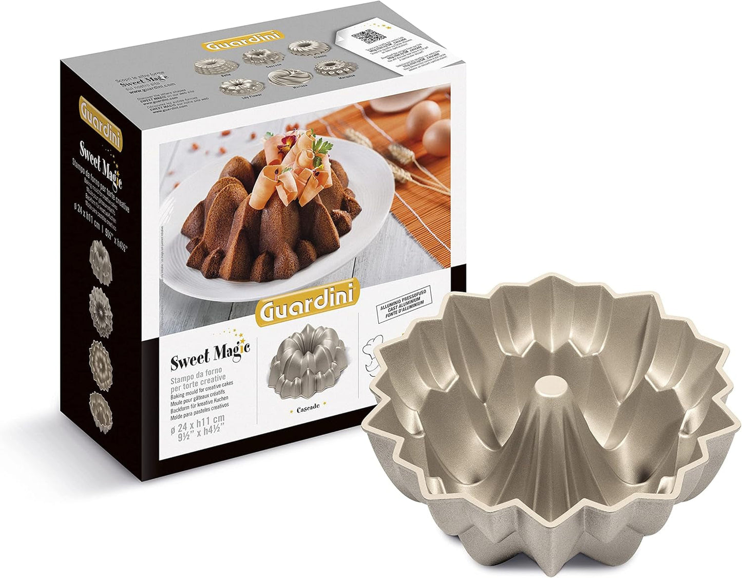 Sweet Magic Backform, Moules et plaques à pâtisserie en acier Naty Shop Cascade