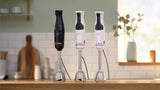 Bosch Batteur sur socle Ergomaster Serie 4, 1000 Watt, Edelstahl-Mixstab, Zerkleinerer, Mix-/Messbecher, Schwarz Kitchen Naty Shop