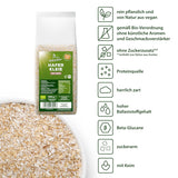 Son d'avoine bio Biocentral 1 kg | Forfait avantageux | Source de protéines riche en fibres | Naturellement végétalien | De l'agriculture de l'UE | Faible teneur en sucre