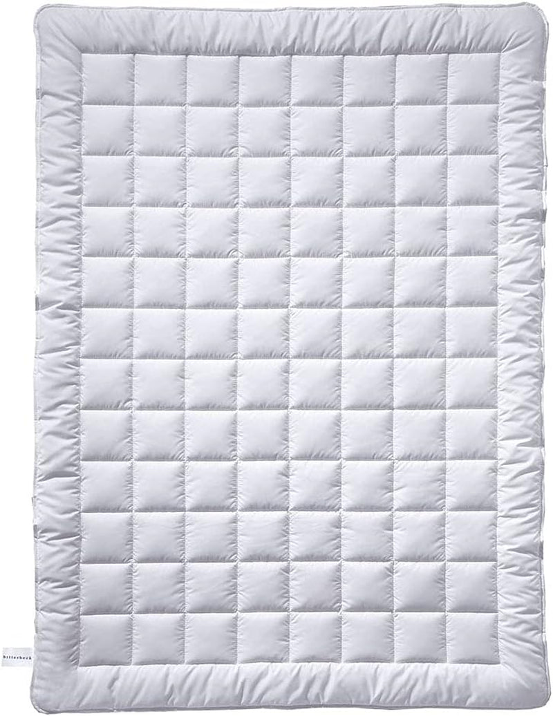 Billerbeck Couette Vanessa Superlight - couette d'été - 155 X 220 Cm - couette en coton, couette rafraîchissante, couette d'été légère - 100% coton, blanc Couettes et couettes Naty Shop 155X220 Cm Lumière d'été
