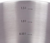 Tatonka Food Bowl - Récipient / bol alimentaire en acier inoxydable - Avec couvercle, clips de fixation et échelle de volume - Volume 0,5L / 0,75L / 1L Boîtes de conservation alimentaire Naty Shop