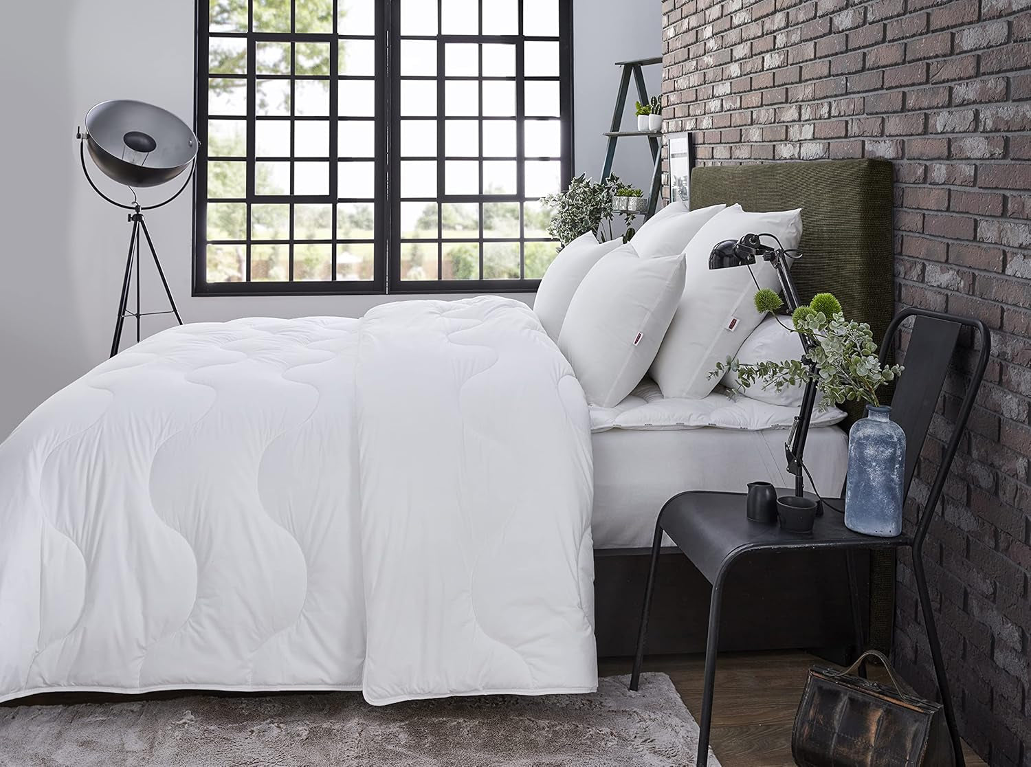 Couette Maxiconfort Ultra, chaude, fibre synthétique, 260 X 240 cm, blanc Couettes et couettes Naty Shop