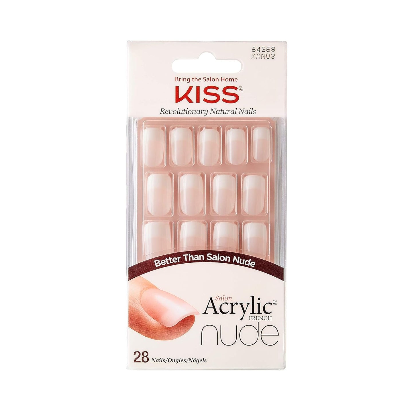Kiss Nude Nails Cachemire et Nude Nails Ongles étonnants