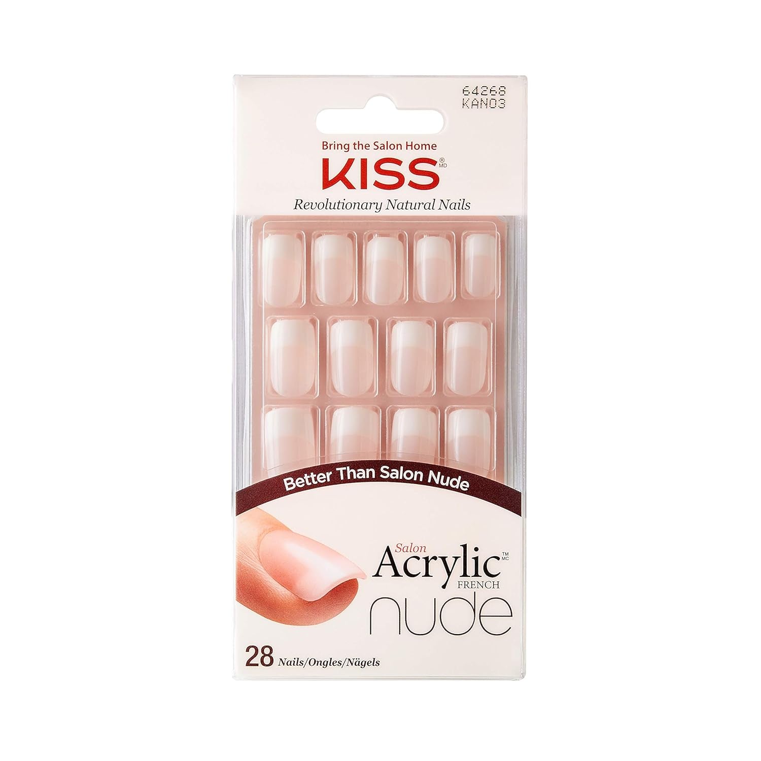 Kiss Nude Nails Cachemire et Nude Nails Ongles étonnants
