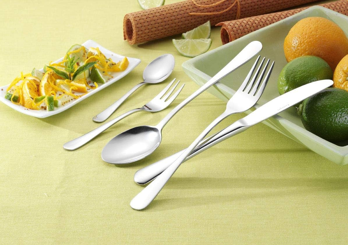 Ménagère Sylvia En acier inoxydable 18/0 Poli 30 pièces Cuisine Naty Shop