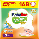 Couches pour bébés sensibles, taille 7, extra large plus (+15 kg), 14 pièces
