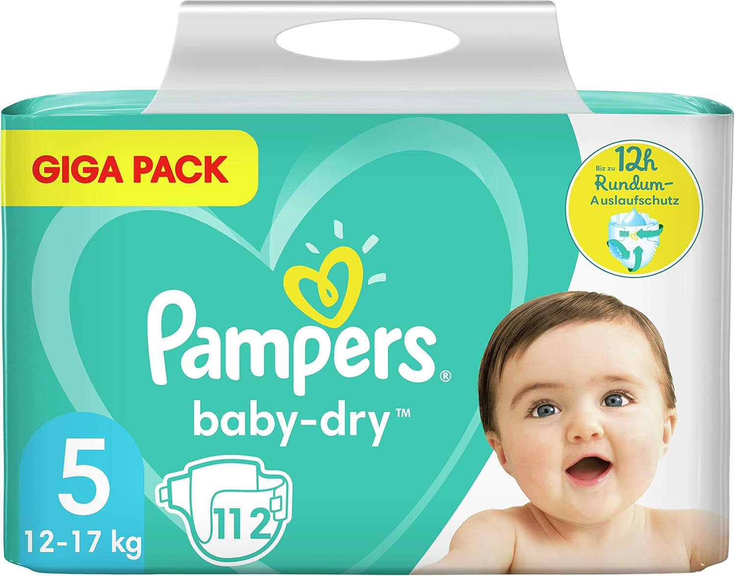 Couches Pampers 81657566 Pantalon Baby-Dry, blanc