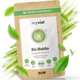 Thé Matcha biologique en poudre de qualité supérieure 100 g de thé vert de la plus haute qualité du Japon Kagoshima – Parfait pour les smoothies Matcha Latte Thé vert japonais végétalien sans additifs emballage sans plastique