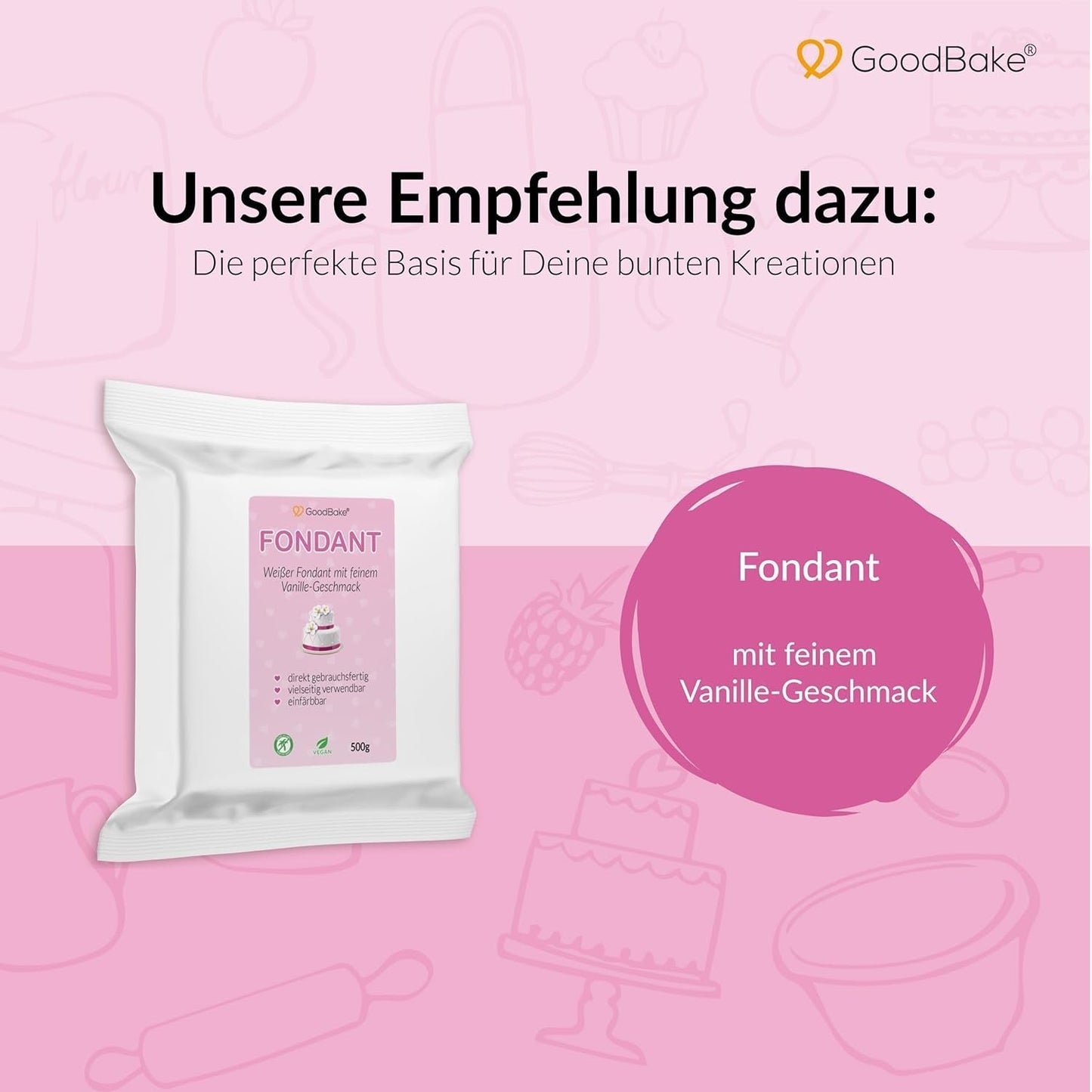 Colorant alimentaire lilas pastel Goodbake (11 ml) - Colorant alimentaire à haute dose - Pour colorer les gâteaux, fondants, crème au beurre, macarons, boissons, slime et bien d'autres articles. 100% végétalien