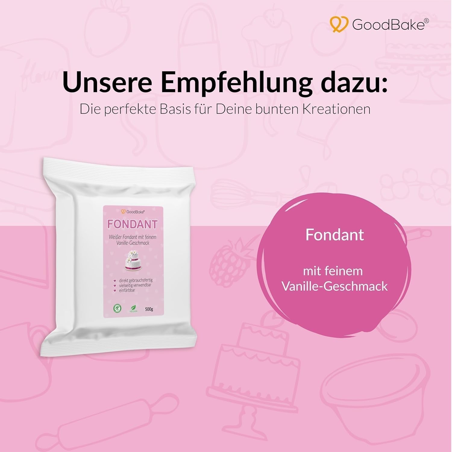 Colorant alimentaire lilas pastel Goodbake (11 ml) - Colorant alimentaire à haute dose - Pour colorer les gâteaux, fondants, crème au beurre, macarons, boissons, slime et bien d'autres articles. 100% végétalien