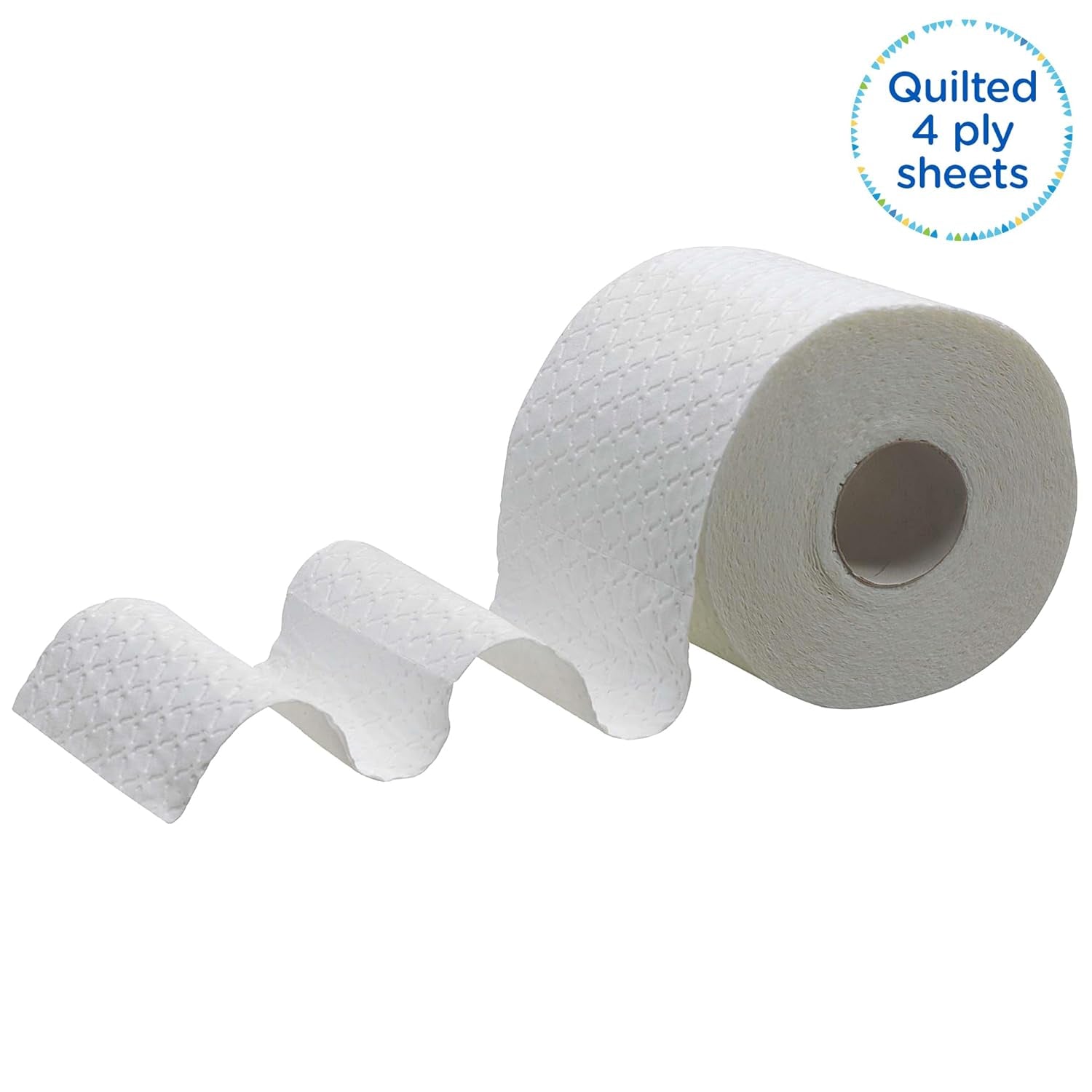 Kleenex Premium Rouleaux de papier toilette 8484, papier toilette 24 rouleaux x 160 feuilles soufflées, papier toilette 4 épaisseurs, 100 % fibres pures, haute qualité, résistant aux déchirures et doux (lot de 2)