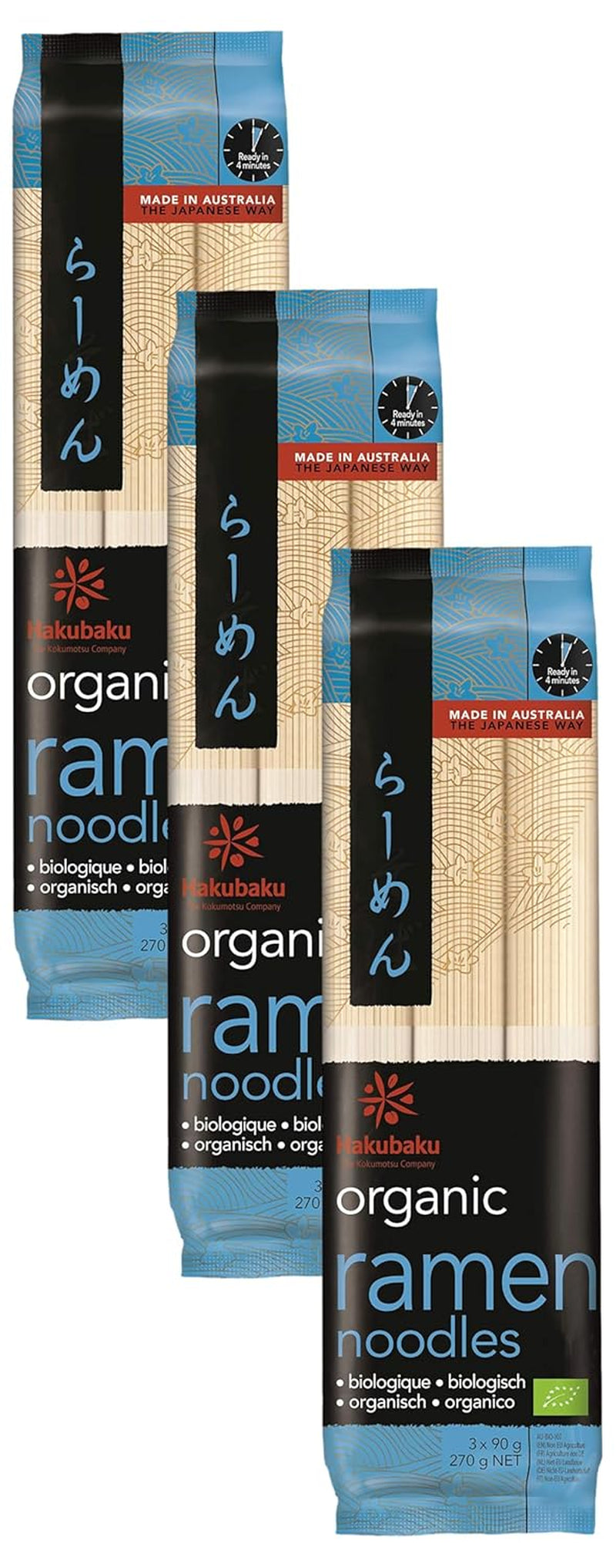 Japonais Bio Ramen Nudeln, 270 g