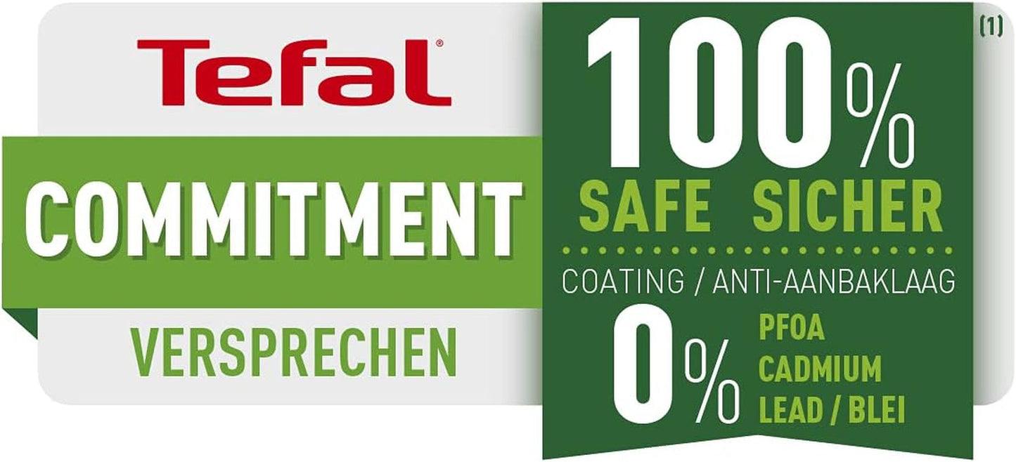 Tefal Easy Cook & Clean, revêtement antiadhésif, indicateur de température, non recommandé pour l'induction Casseroles et poêles Naty Shop