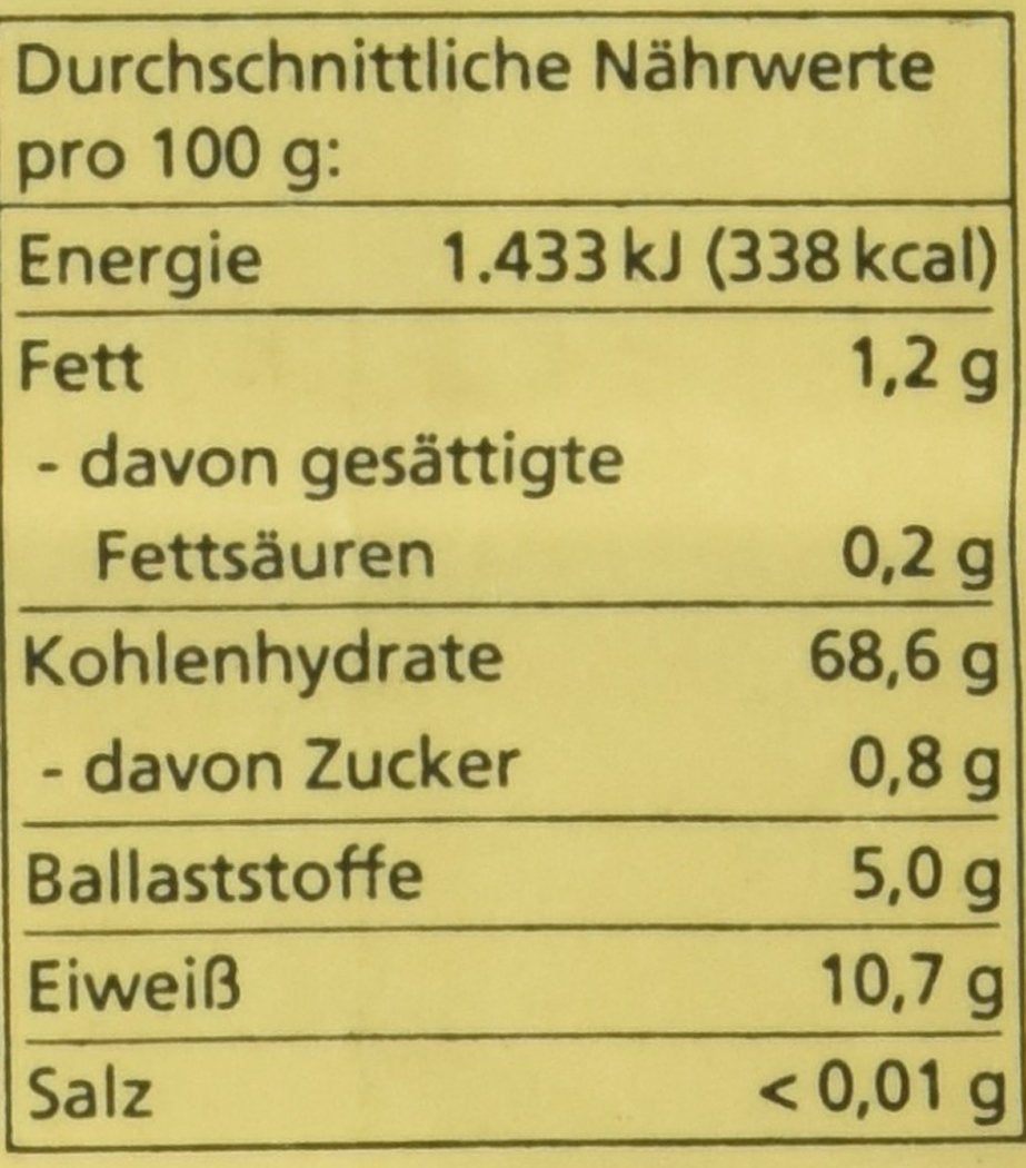 Semoule de blé biologique, 500g (le conditionnement peut varier)