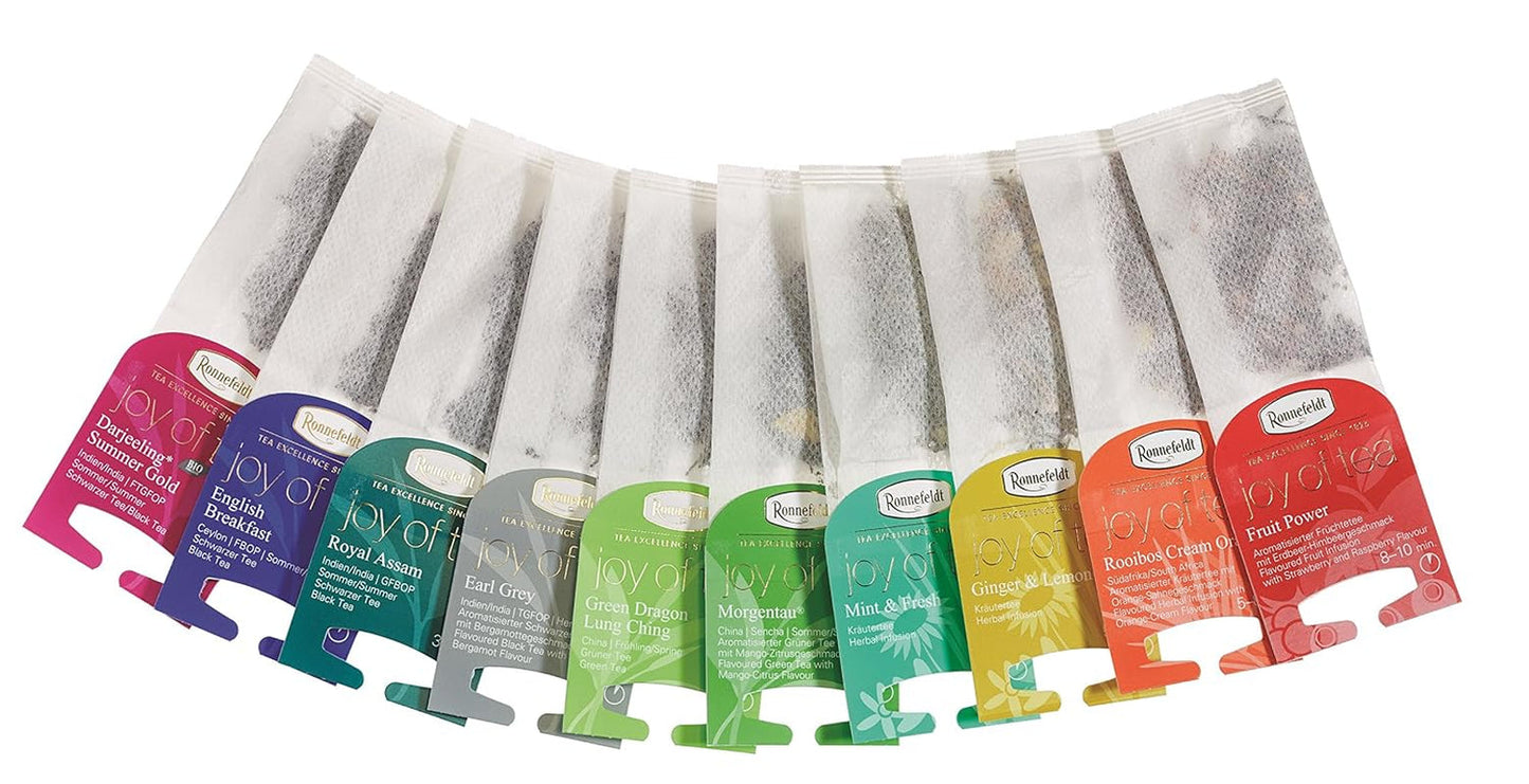 Fruit Power "Joy of Tea" - Thé aux fruits au goût de fraise et de framboise, 15 sachets de thé, 54 g