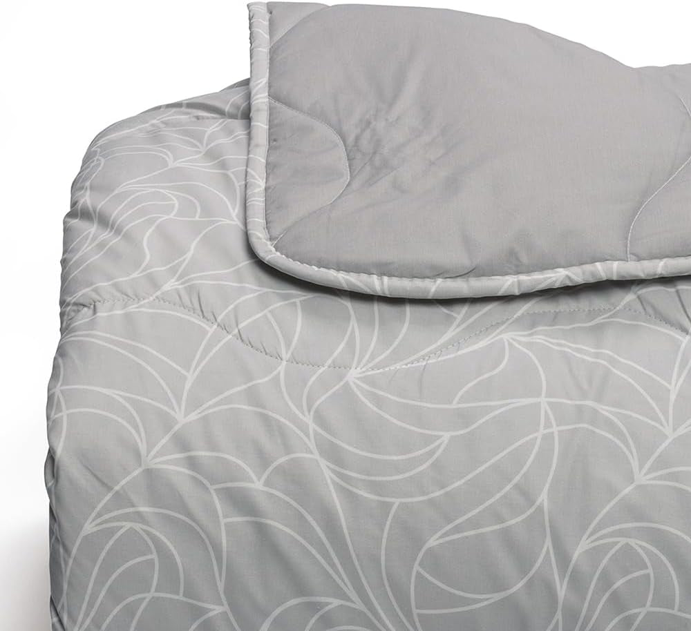 Housse de couette Foppapedretti Notte & Natura Pearl Wave pour lit double, housse 100% coton, fabriquée en Italie Couettes et couettes Naty Shop