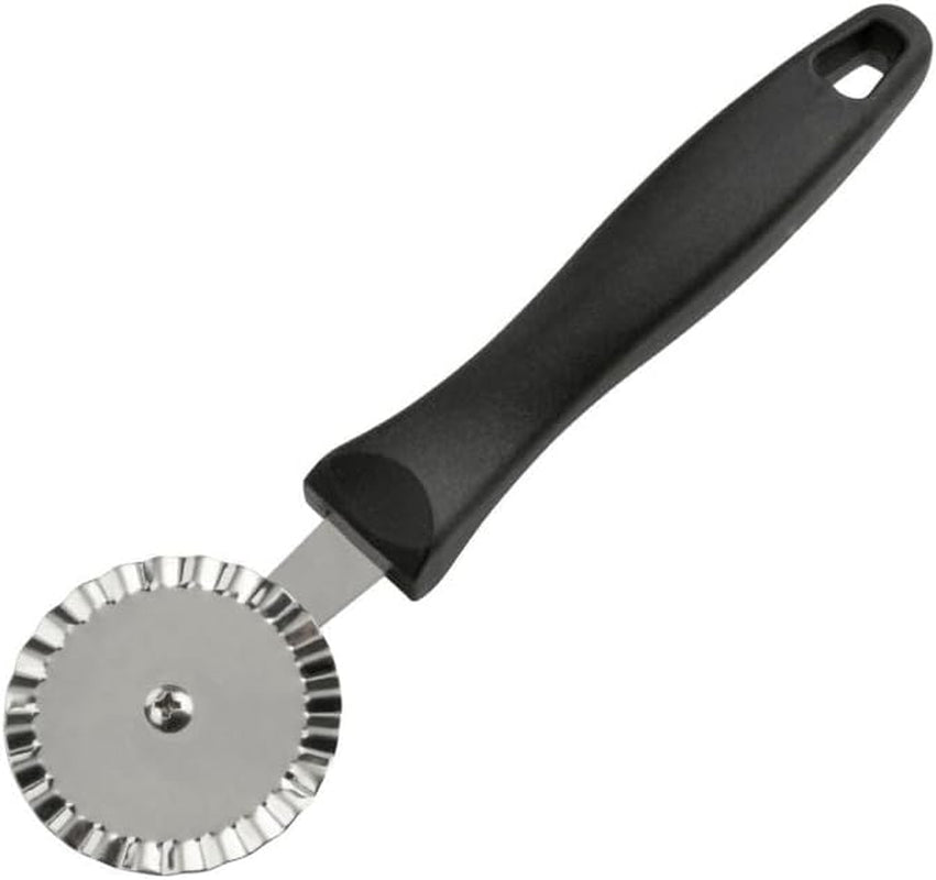 Roue à pâtisserie FMprofessional 20 cm CHEF (Couleur : Acier inoxydable/Noir), Quantité : 1 pièce