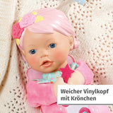 BABY born for babies Fee Poupée au corps souple avec poches pour les doigts dans les bras Marionnette à main de 26 cm de haut 834695 Zapf Creation