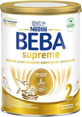 BEBA SUPREME 2 Lait de suite après 6 mois, lactose uniquement, sans huile de palme, pack de 6 (6 x 800g) Naty Shop