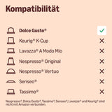 par Amazon Café au Lait Dolce Gusto capsules de café compatibles, 48 ​​capsules (3 Packungen mit je 16 Stück)