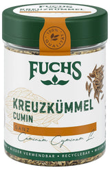 Fuchs Gewürze - Kreuzkümmel ganz - orientalisch-nussige Note für Falafel und Linsengerichte - ingrédients naturels - 60 g en dose variable, recyclable