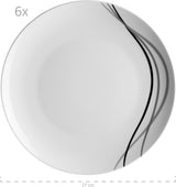 Mäser service de table combiné, porcelaine TAJO, blanc, 40 x 60 x 40 cm