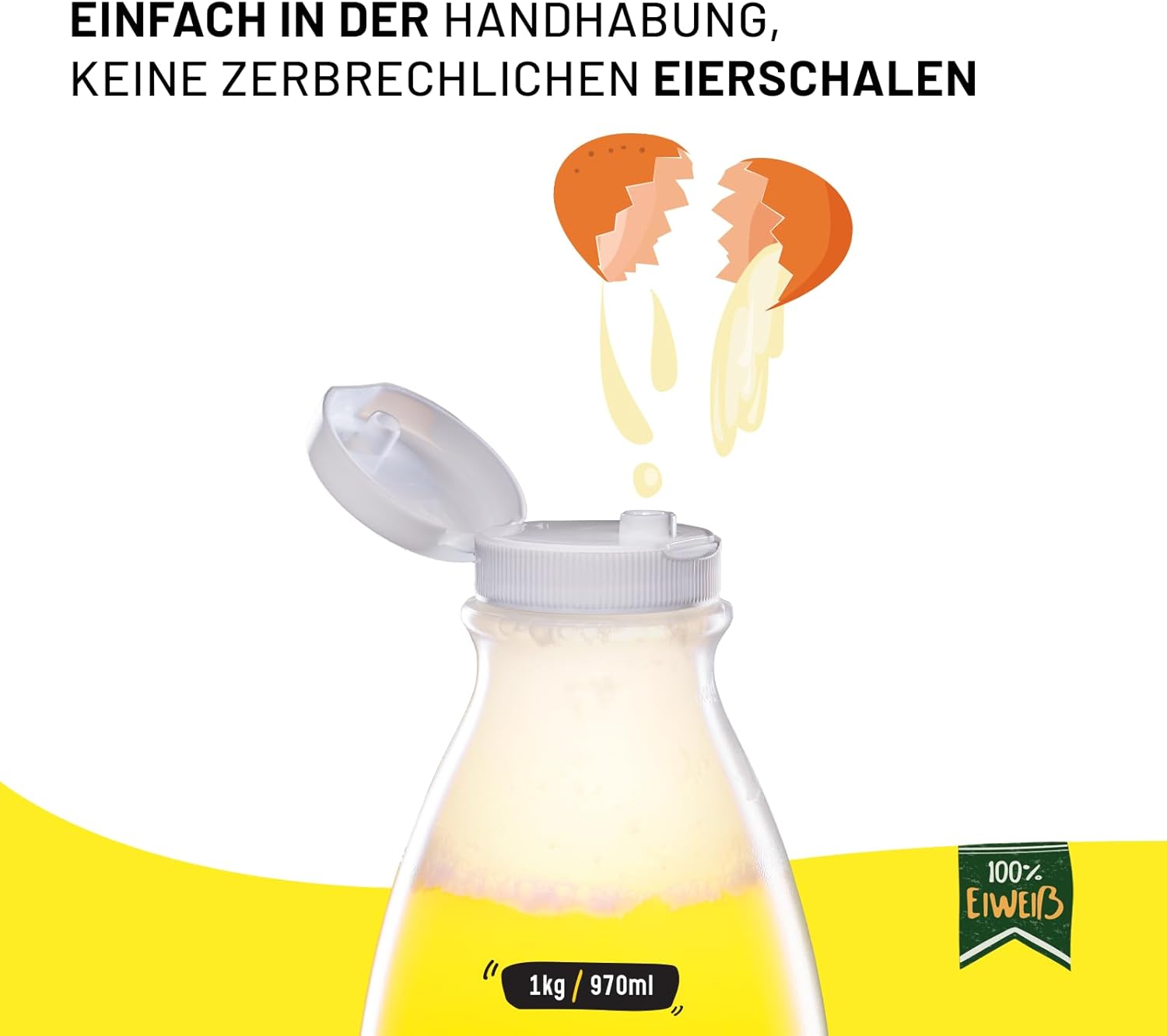Marque de Blanc d'Oeuf Liquide - 6x1kg Protéines 100% Naturelles