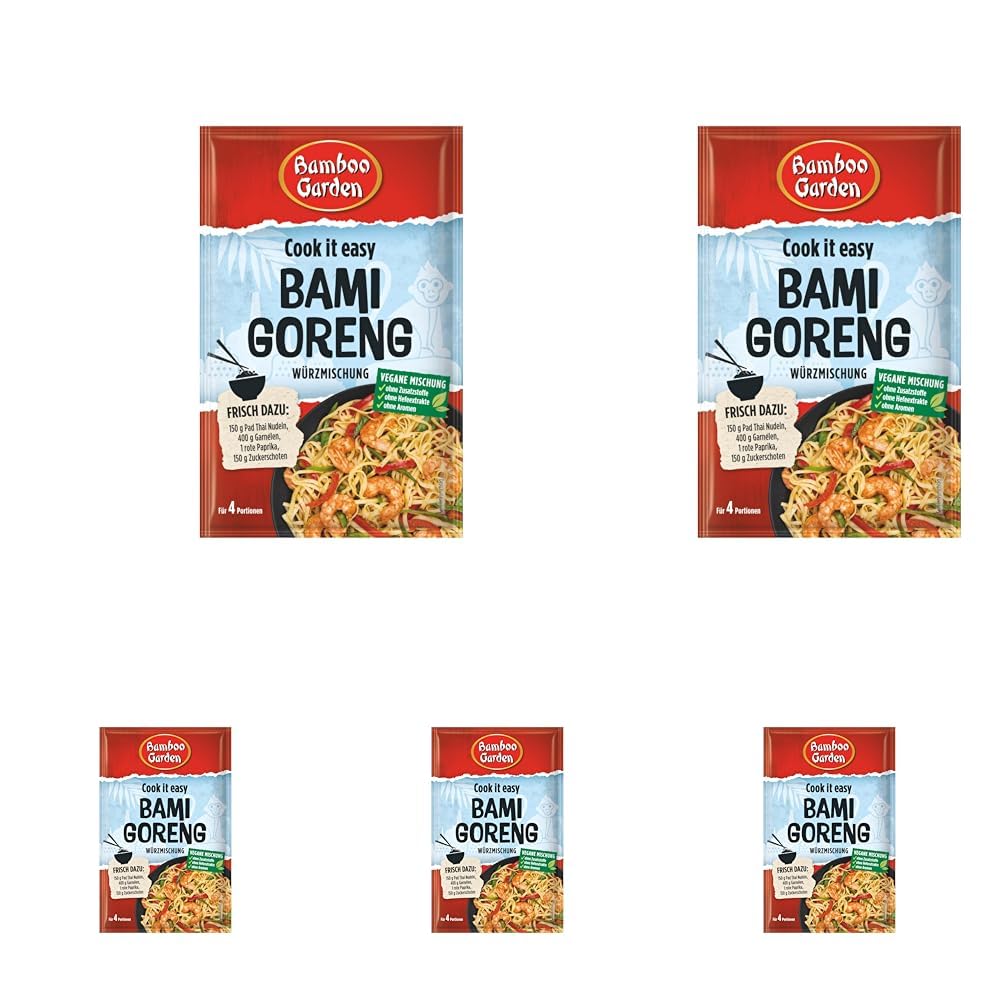 Bamboo Garden Bami Goreng Wurzmischung - Idéal pour 4 portions
