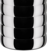 Alessi Kalistò 2 CB02 - Pot de cuisine en acier inoxydable 18/10 avec bouton en aluminium, 114 cl, argent Boîtes de conservation alimentaire Naty Shop