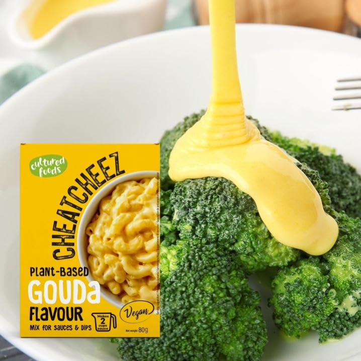 Sauce Gouda végétalienne CHEATCHEEZ de Cultured Foods - Sans lactose ni gluten