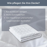 Couverture lestée Degrés de Confort 135X200Cm 7Kg, couverture thérapeutique anti-stress en 100% coton, couverture lourde Couverture lestée pour adultes Peut améliorer le sommeil et réduire le stress Degrés de Confort Lits et Couvertures