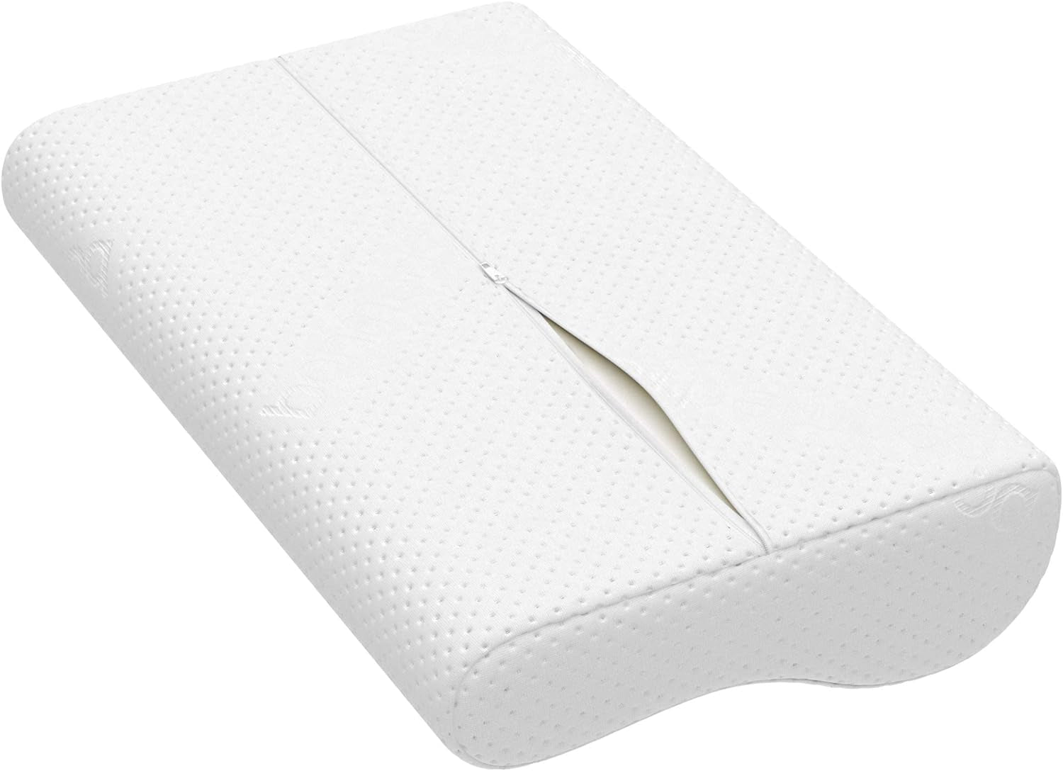Bonmedico Grand oreiller ergonomique - Oreiller orthopédique de soutien du cou - Oreiller cervical pour dormeurs latéraux et dormeurs sur le dos - Oreiller en mousse à mémoire de forme - Oreiller de sommeil pour adultes - Cadeaux bien-être Oreillers orthopédiques cervicaux Naty Shop