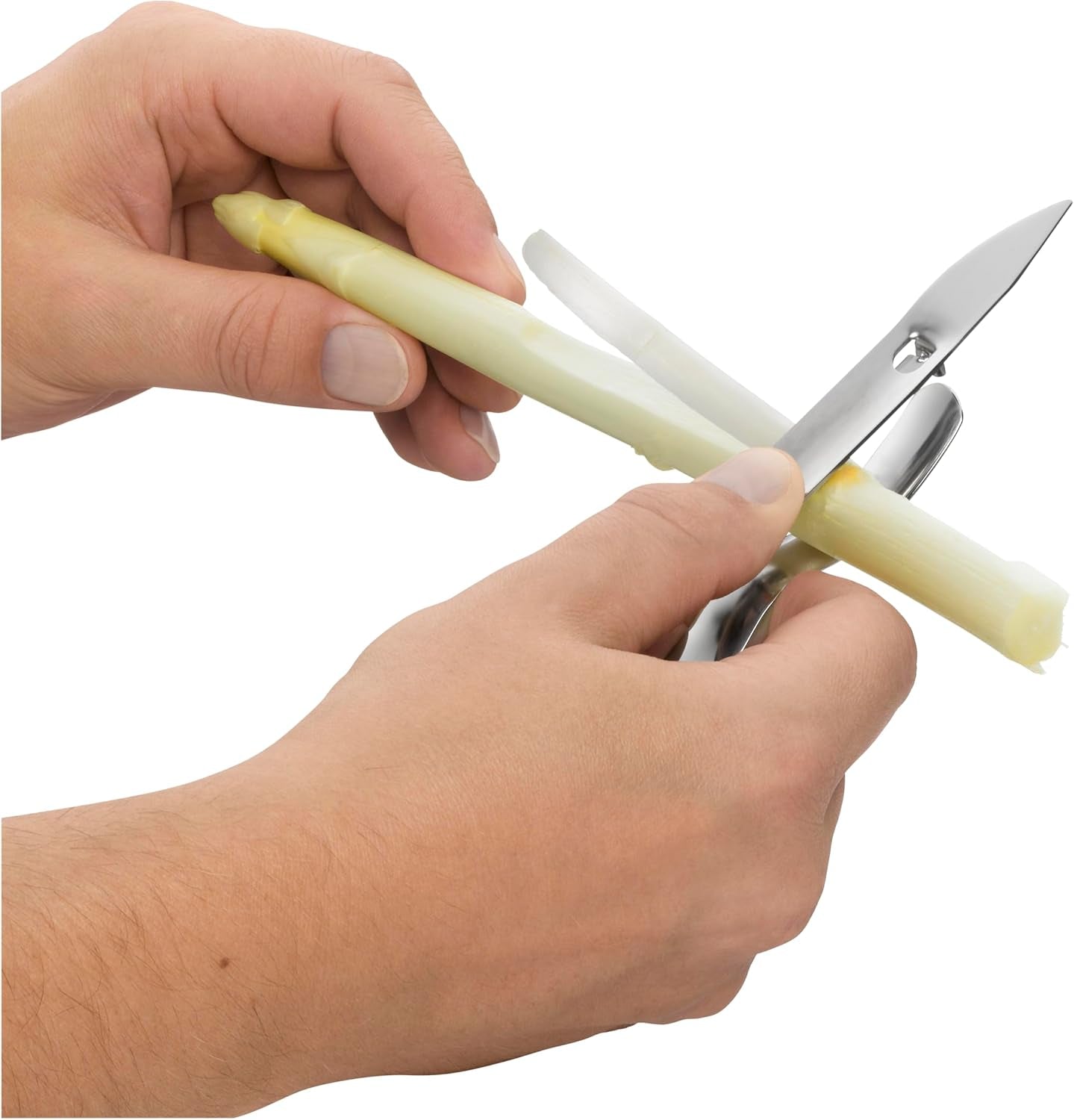 Éplucheur d'asperges WMF Gourmet 17 cm, acier inoxydable Éplucheur Cromargan Naty Shop